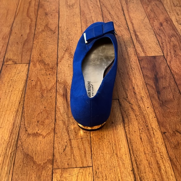 Christian Siriano Size 8.5w Slightly used blue flats - Picture 8 of 11